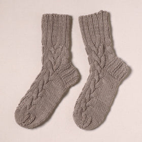 Kullu Karishma Hand Knitted Merino Wool Socks (Adult) 56