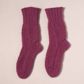 Kullu Karishma Hand Knitted Merino Wool Socks (Adult) 57