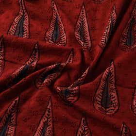 Hakoba Hand Block Ajrakh Print Natural Dyed Cotton Fabric 84