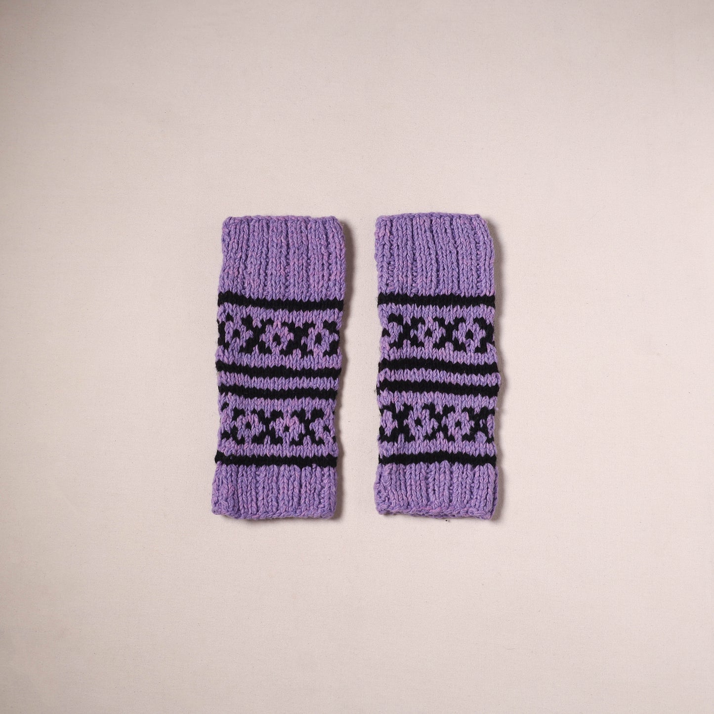 Kullu Karishma Hand Knitted Merino Wool Leg Warmer 24
