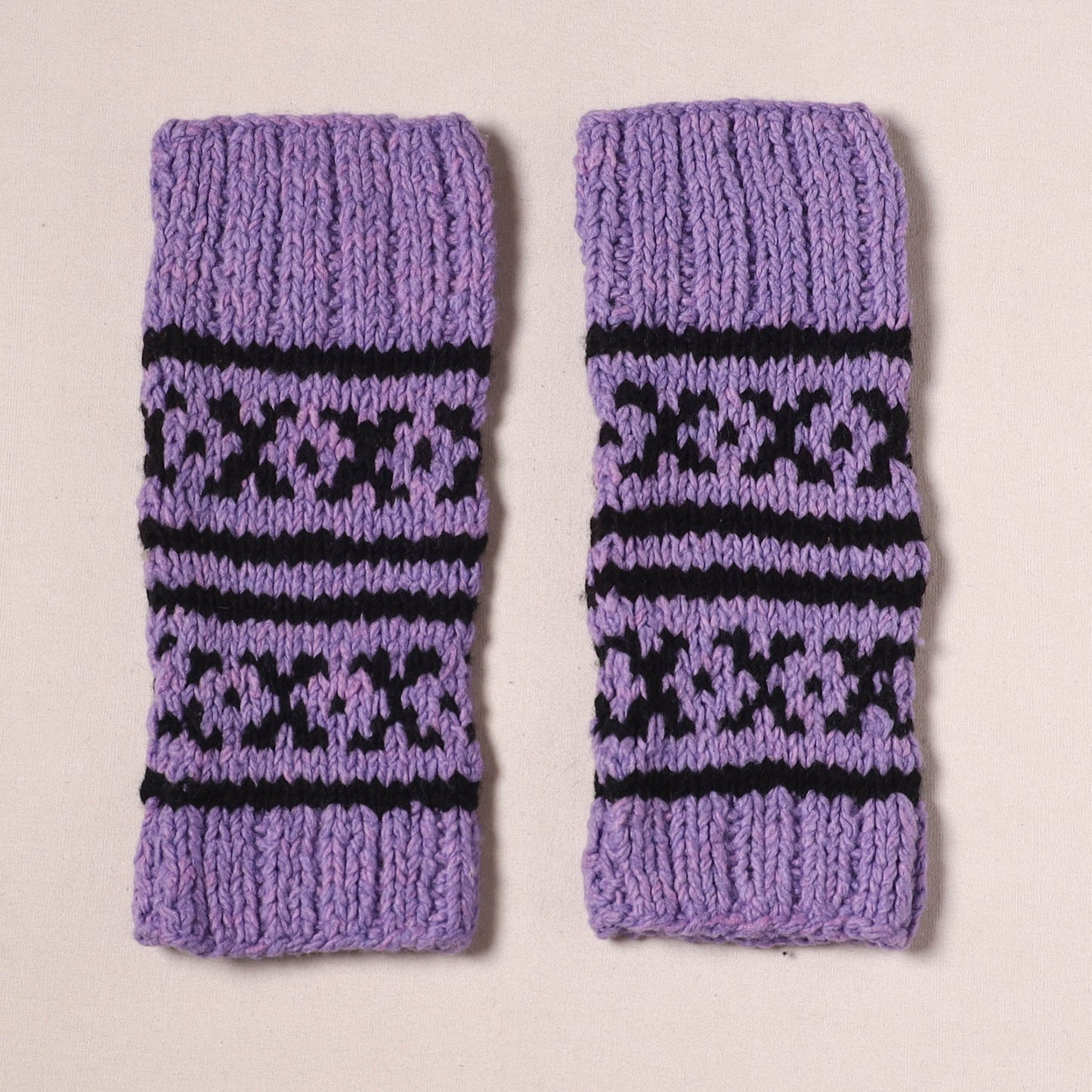 Kullu Karishma Hand Knitted Merino Wool Leg Warmer 24