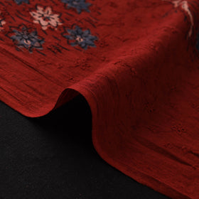 Hakoba Hand Block Ajrakh Print Natural Dyed Cotton Fabric 82