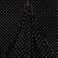 Black - Natural Dyed Kutch Tie-Dye Mul Cotton Bandhani Fabric 20