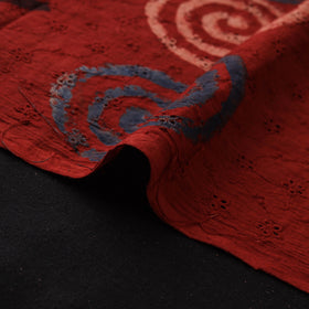 Hakoba Hand Block Ajrakh Print Natural Dyed Cotton Fabric 81
