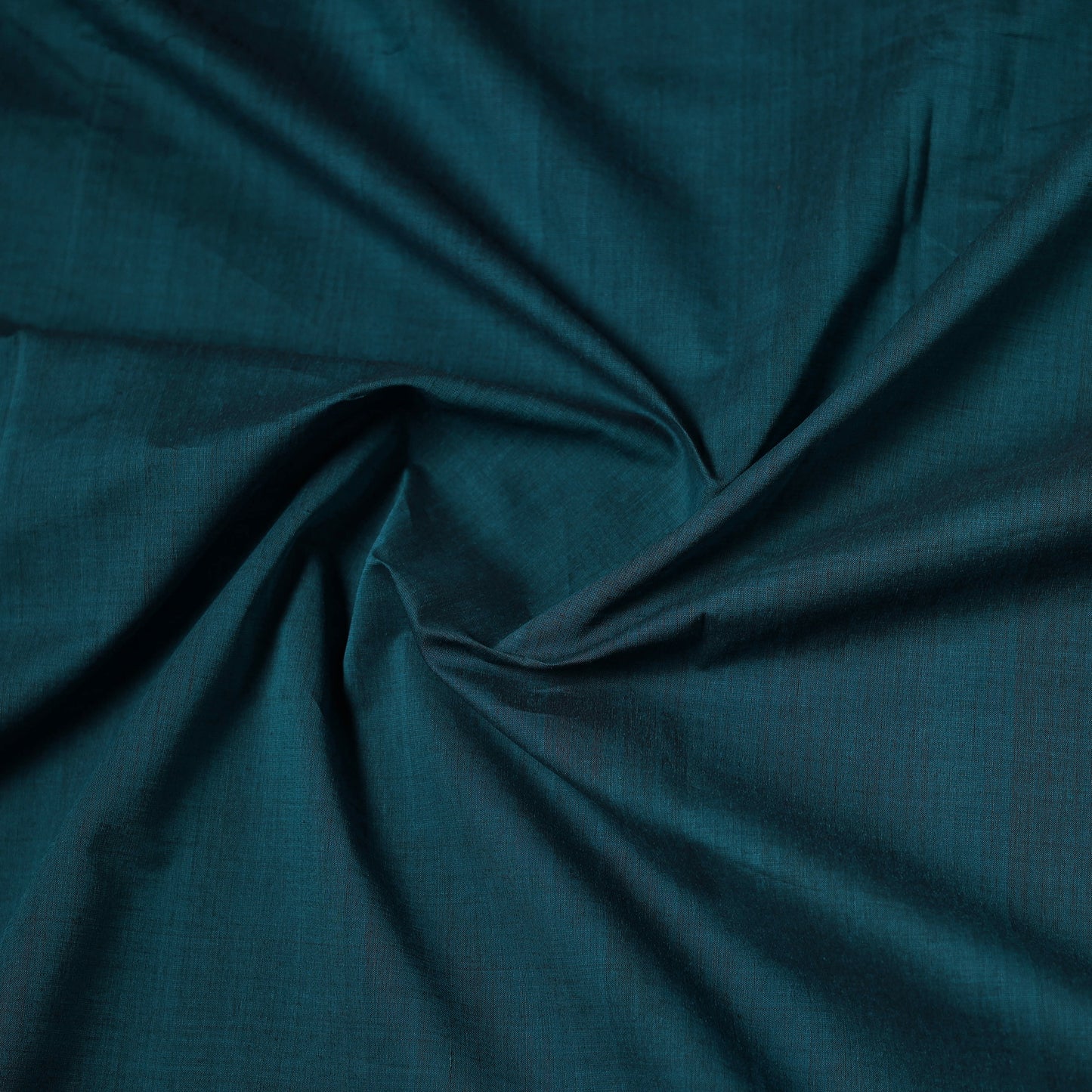 Blue - Handloom Mangalagiri Cotton Fabric with Nizam Zari Border 05