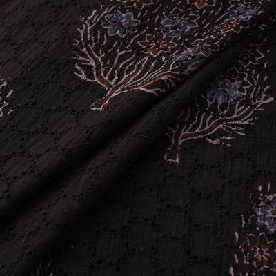 Hakoba Hand Block Ajrakh Print Natural Dyed Cotton Fabric 79