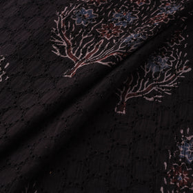 Hakoba Hand Block Ajrakh Print Natural Dyed Cotton Fabric 79
