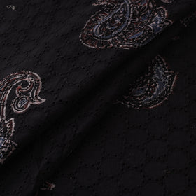 Hakoba Hand Block Ajrakh Print Natural Dyed Cotton Fabric 78