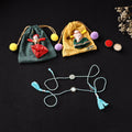 Handcrafted Kundan Bhaiya Bhabhi Rakhi Set with Potli 78