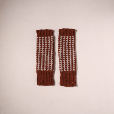 Kullu Karishma Hand Knitted Merino Wool Leg Warmer 30