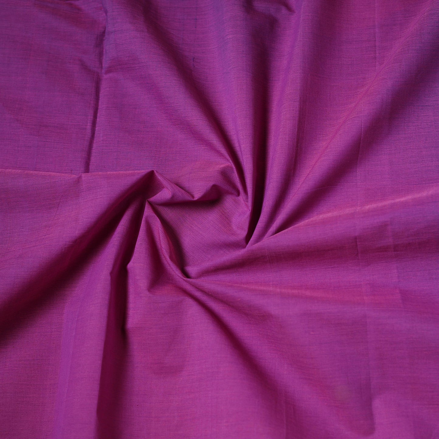 Purple - Handloom Mangalagiri Cotton Fabric with Nizam Zari Border 07