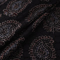 Hakoba Hand Block Ajrakh Print Natural Dyed Cotton Fabric 77