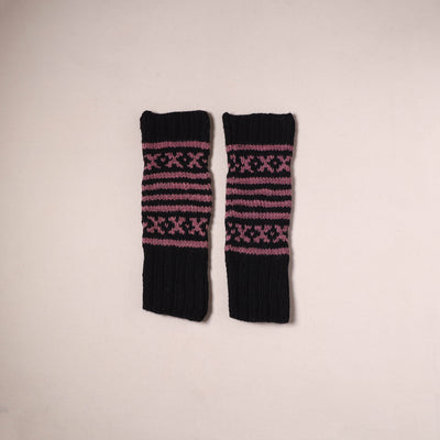 Kullu Karishma Hand Knitted Merino Wool Leg Warmer 31