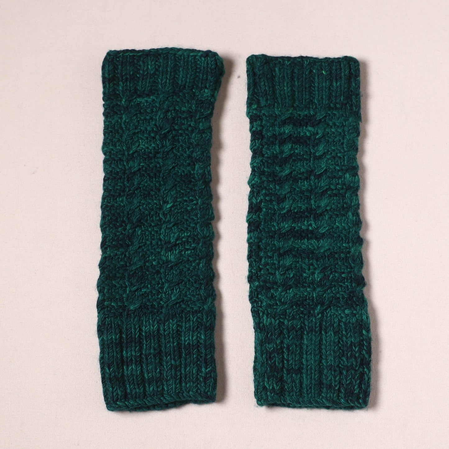Kullu Karishma Hand Knitted Merino Wool Leg Warmer 32