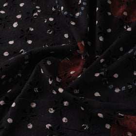Hakoba Hand Block Ajrakh Print Natural Dyed Cotton Fabric 76