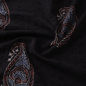 Hakoba Hand Block Ajrakh Print Natural Dyed Cotton Fabric 75
