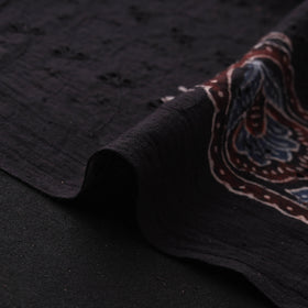 Hakoba Hand Block Ajrakh Print Natural Dyed Cotton Fabric 75
