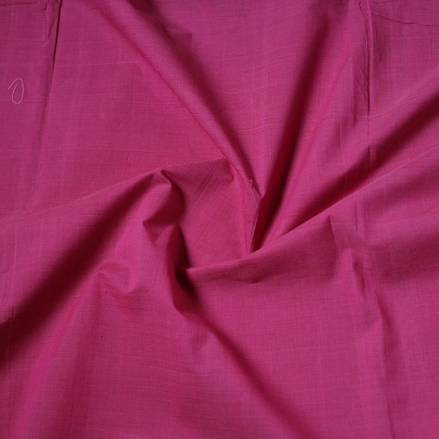 PInk - Handloom Mangalagiri Cotton Fabric with Nizam Zari Border 09