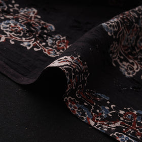 Hakoba Hand Block Ajrakh Print Natural Dyed Cotton Fabric 74
