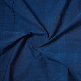 Blue - Handloom Mangalagiri Cotton Fabric with Nizam Zari Border 10