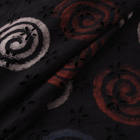 Hakoba Hand Block Ajrakh Print Natural Dyed Cotton Fabric 71