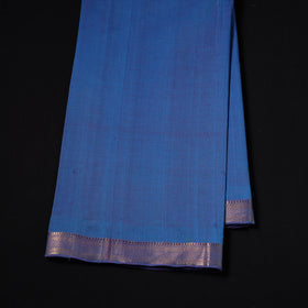 Handloom Mangalagiri Cotton Fabric with Nizam Zari Border 12