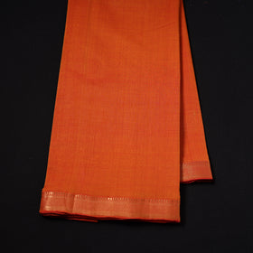 Handloom Mangalagiri Cotton Fabric with Nizam Zari Border 13