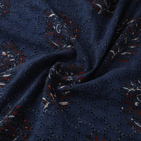 Hakoba Hand Block Ajrakh Print Natural Dyed Cotton Fabric 68