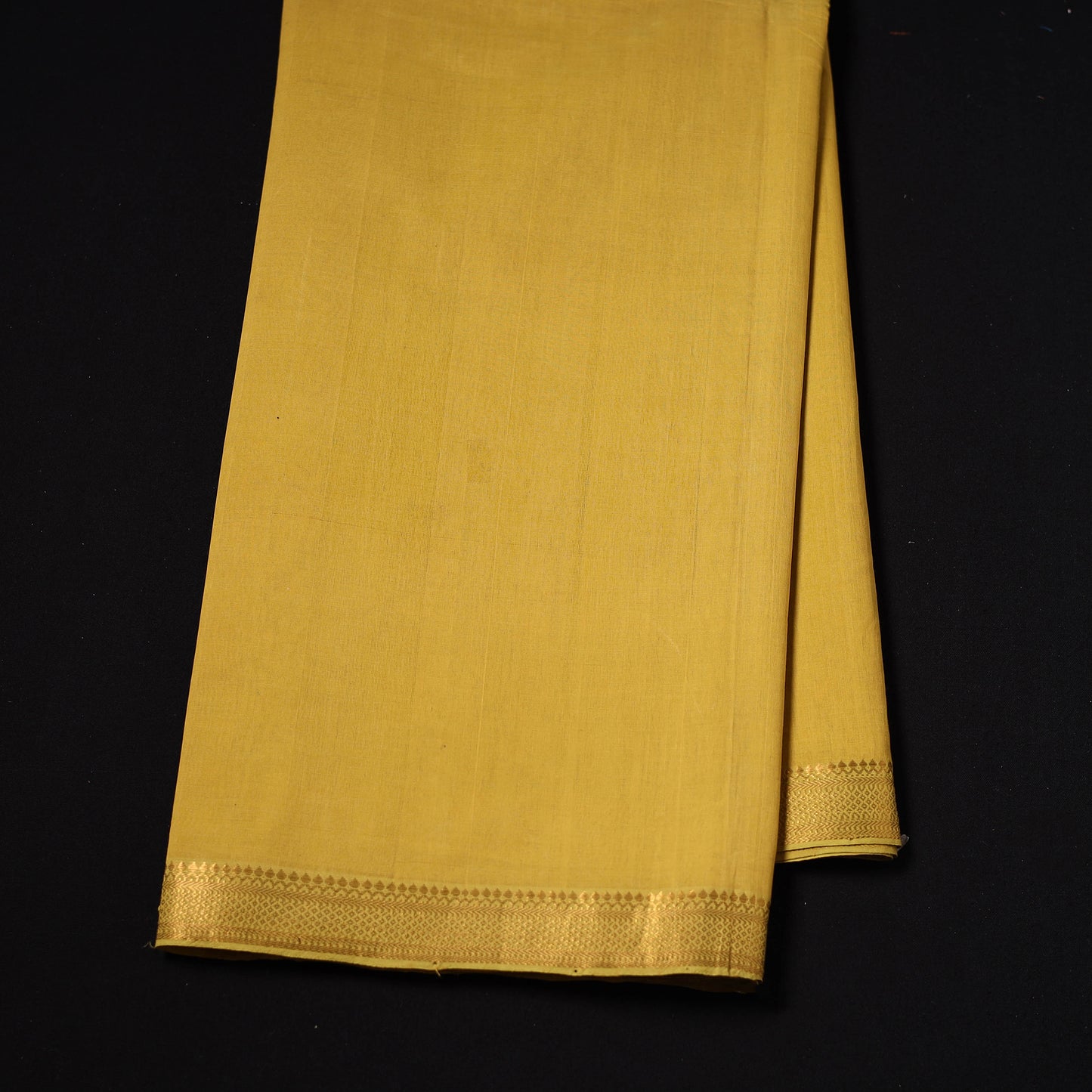 Handloom Mangalagiri Cotton Fabric with Nizam Zari Border 14