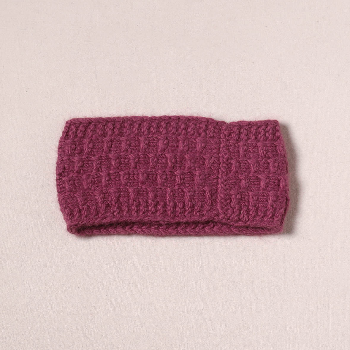 Kullu Karishma Hand Knitted Merino Wool Headband 46