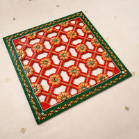 Diwali Decor Handpainted Wooden Rangoli 58