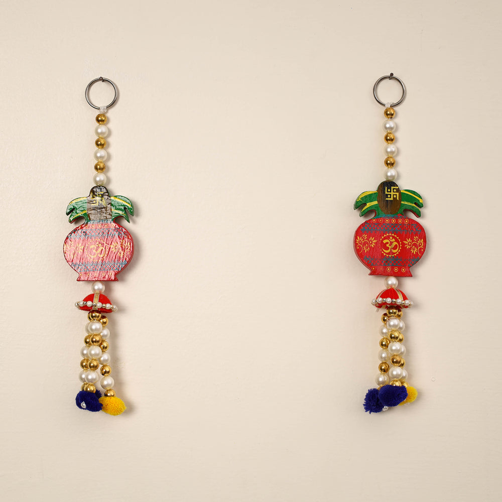 Handmade Gota & Bead Work Wall Hanging (set of 2) 31