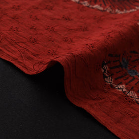 Hakoba Hand Block Ajrakh Print Natural Dyed Cotton Fabric 67