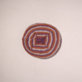 Kullu Karishma Hand Knitted Merino Wool Beret Cap 06