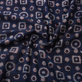 Hand Block Print Natural Dyed Cotton Nandana Fabric 03