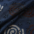 Hakoba Hand Block Ajrakh Print Natural Dyed Cotton Fabric 66