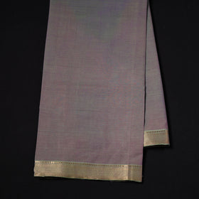 Handloom Mangalagiri Cotton Fabric with Nizam Zari Border 15