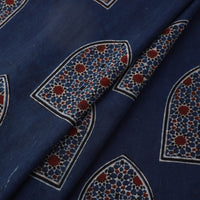 Blue - Pure Cotton Ajrakh Print Fabric 22