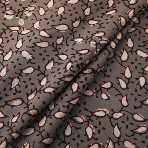 Hand Block Print Natural Dyed Cotton Nandana Fabric 05