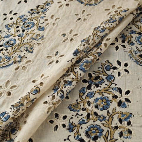 Hakoba Hand Block Ajrakh Print Natural Dyed Cotton Fabric 63