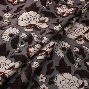 Hand Block Print Natural Dyed Cotton Nandana Fabric 06