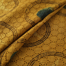 Hakoba Hand Block Ajrakh Print Natural Dyed Cotton Fabric 62