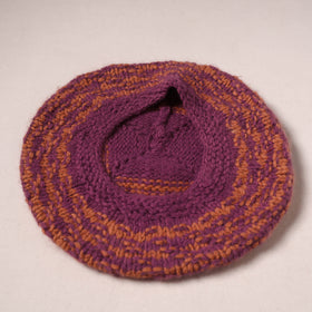 Kullu Karishma Hand Knitted Merino Wool Beret Cap 10