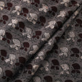 Hand Block Print Natural Dyed Cotton Nandana Fabric 07