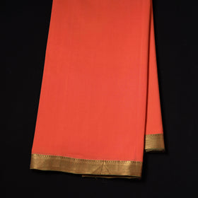 Handloom Mangalagiri Cotton Fabric with Nizam Zari Border 19
