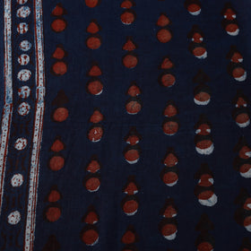 Hand Block Print Natural Dyed Cotton Nandana Fabric 08