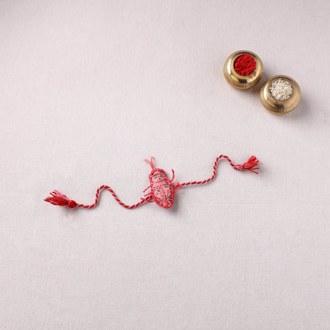 Cockroach - Reusable Handmade Threadwork Rakhi with Potli  12