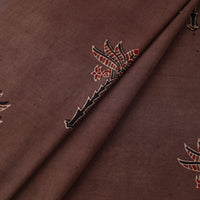 Brown - Pure Cotton Ajrakh Print Fabric 27