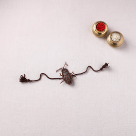 Cockroach - Reusable Handmade Threadwork Rakhi with Potli  13