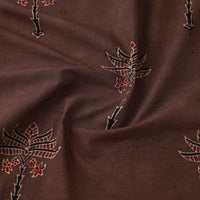 Brown - Pure Cotton Ajrakh Print Fabric 27